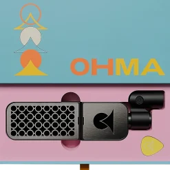 Ohma World Holes Ribbon Microphone Black & Stainless Steel