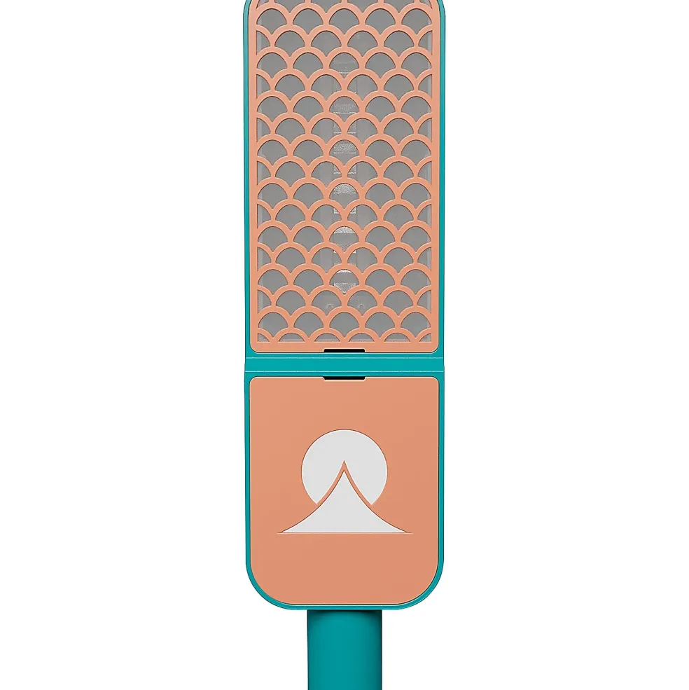 Ohma World Scales Ribbon Microphone Teal & Apricot