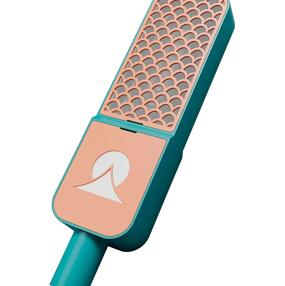 Ohma World Scales Ribbon Microphone Teal & Apricot
