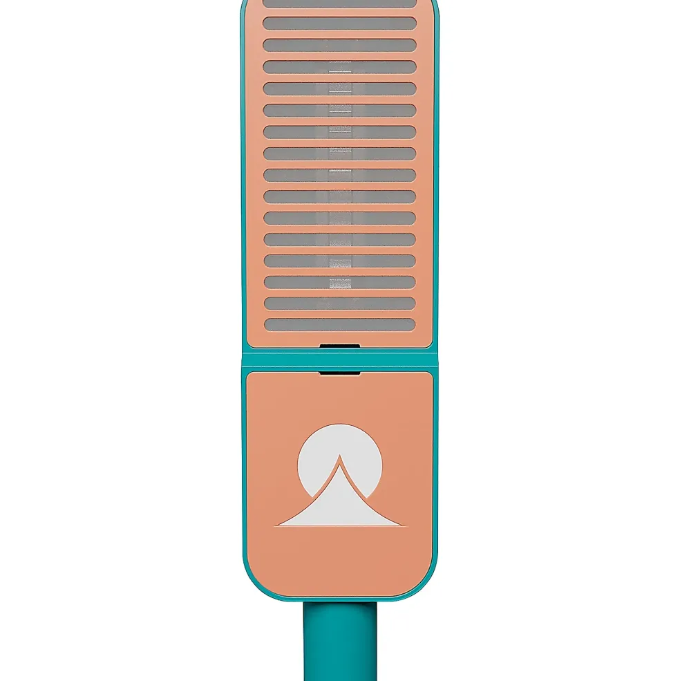 Ohma World Stripes Ribbon Microphone Teal & Apricot