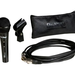 On-Stage AS400V2 Dynamic Handheld Microphone with 20' XLR Cable