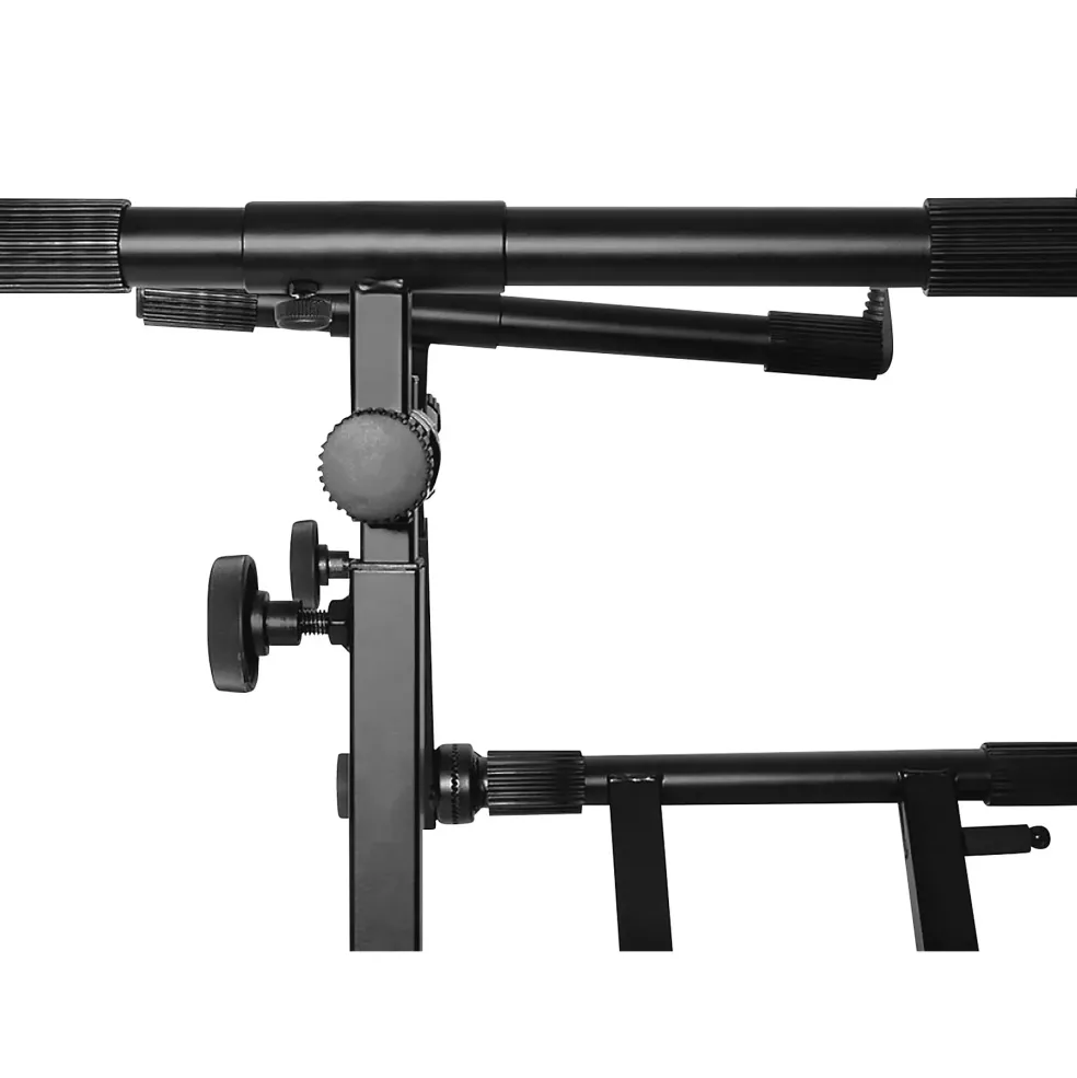 On-Stage Double-X Ergo Lok Keyboard Stand With 2nd Tier