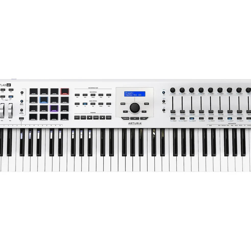 Open Box Arturia Keylab MkII 61 Keyboard Controller White Level 1