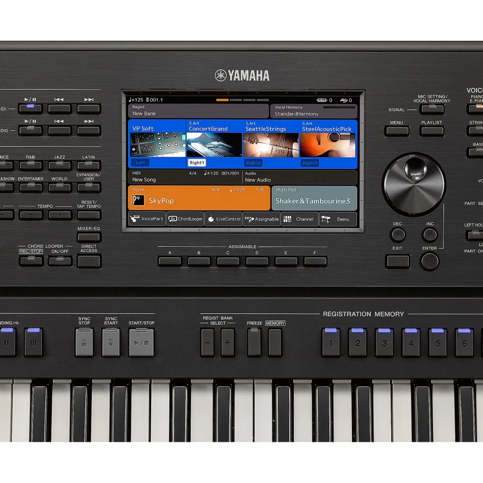Open Box Yamaha PSR-SX900 61-Key High-Level Arranger Keyboard Level 2 197881216962