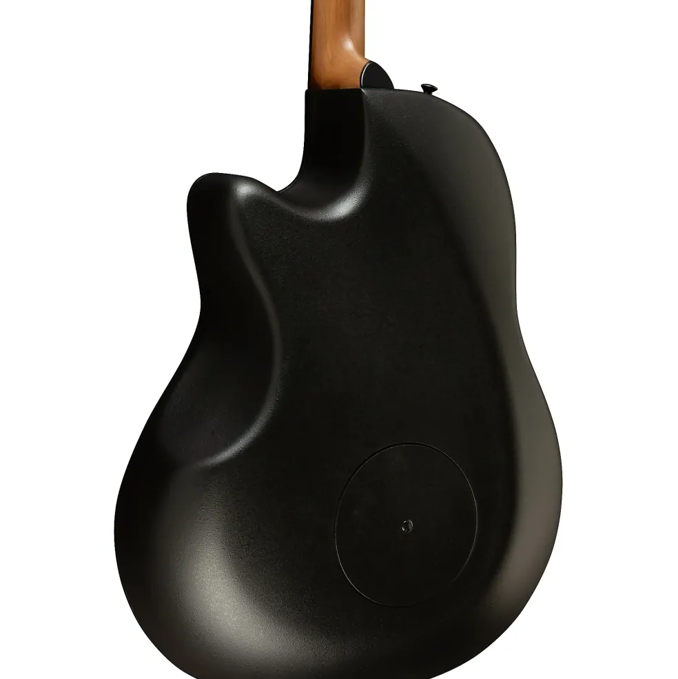 Ovation MD80-NWT-G Adamas Series Mid-Depth Contour Acoustic-Electric Guitar Natural Texture Woven Black