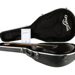 Ovation MD80-NWT-G Adamas Series Mid-Depth Contour Acoustic-Electric Guitar Natural Texture Woven Black