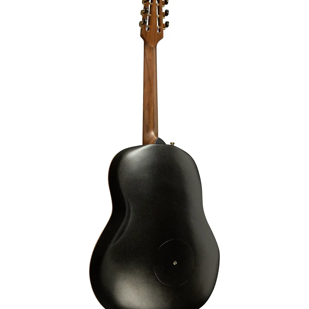 Ovation U581T-SPM-G Adamas Series Deep Contour Acoustic-Electric Guitar Black Satin Copper Metal Flake