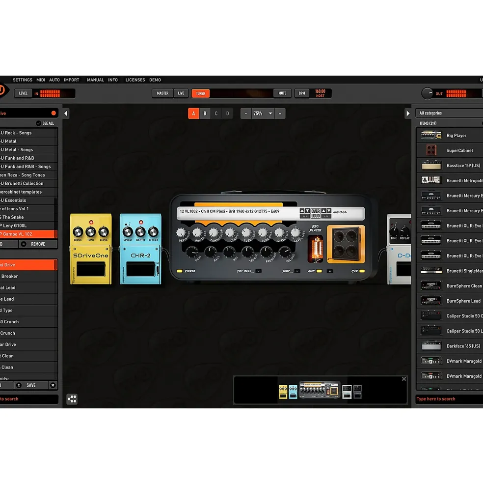 Overloud Choptones Gampe VL102 - Rig Library for TH-U