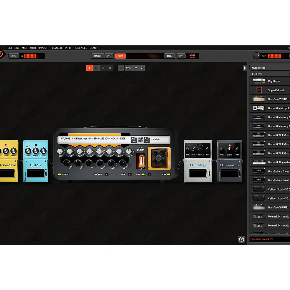 Overloud Choptones Gampe VL102 - Rig Library for TH-U