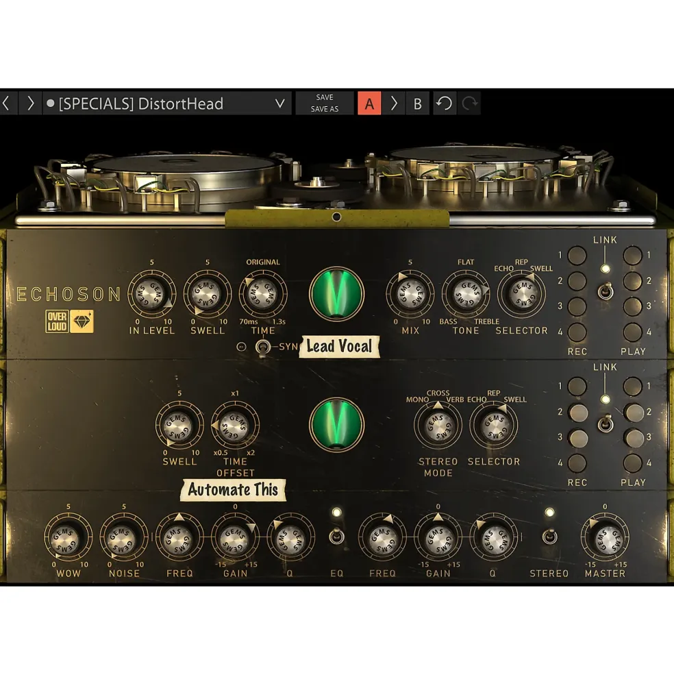 Overloud GEM ECHOSON Legendary Magnetic Drum Delay (Download)