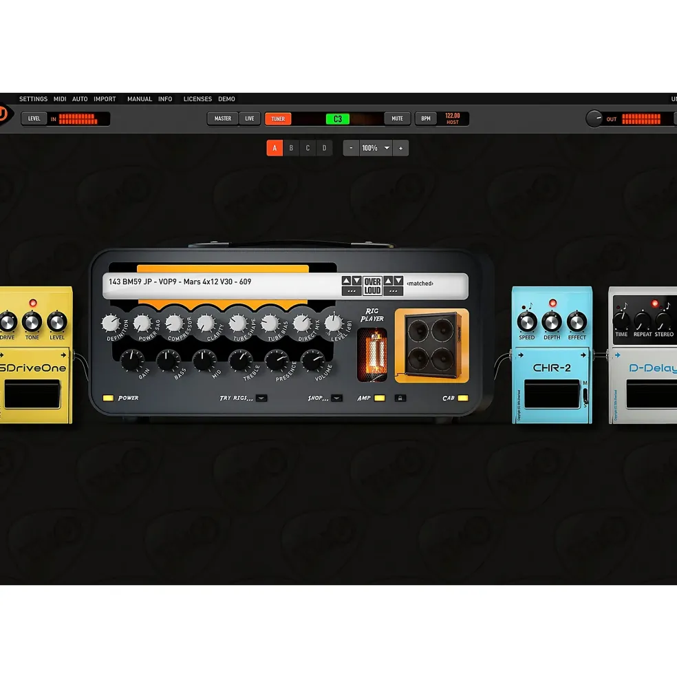 Overloud LRS The Snake - Rig Library for TH-U