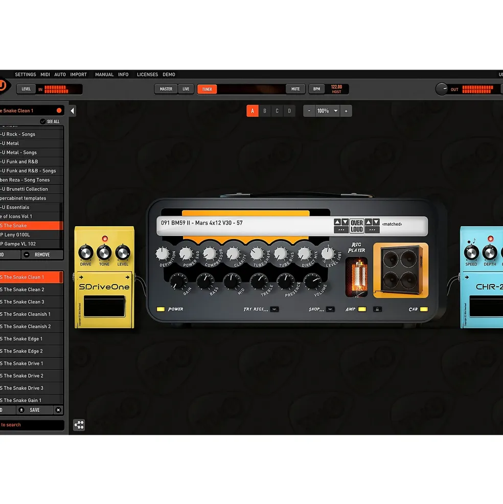 Overloud LRS The Snake - Rig Library for TH-U