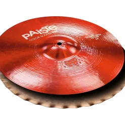 Paiste Colorsound 900 Sound Edge Hi Hat Cymbal Red 14 in. Top