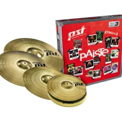 Paiste PST 3 Limited-Edition Universal Cymbal Set With Free 18" Crash 14, 16, 18 and 20 in.