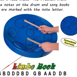 Panyard Jumbie Jam Steel Drum Kit with Table Top Stand Purple