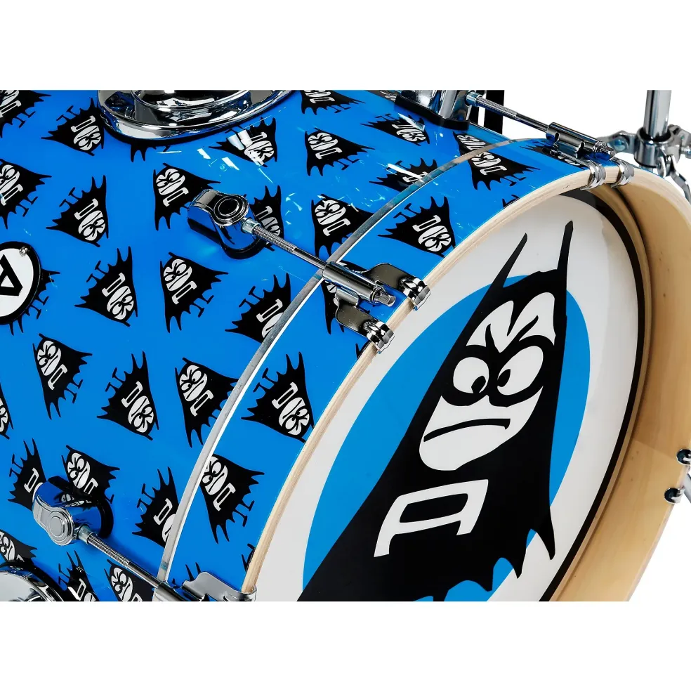 PDP by DW Aquabats Action Drums 4-Piece Shell Pack Cyan Blue