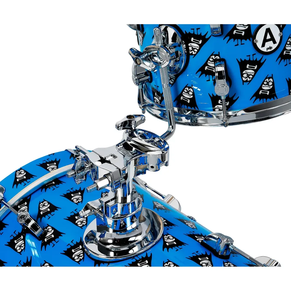 PDP by DW Aquabats Action Drums 4-Piece Shell Pack Cyan Blue
