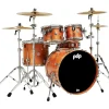 PDP by DW Concept Exotic 5-Piece Maple Shell Pack With Chrome Hardware Honey Mahogany