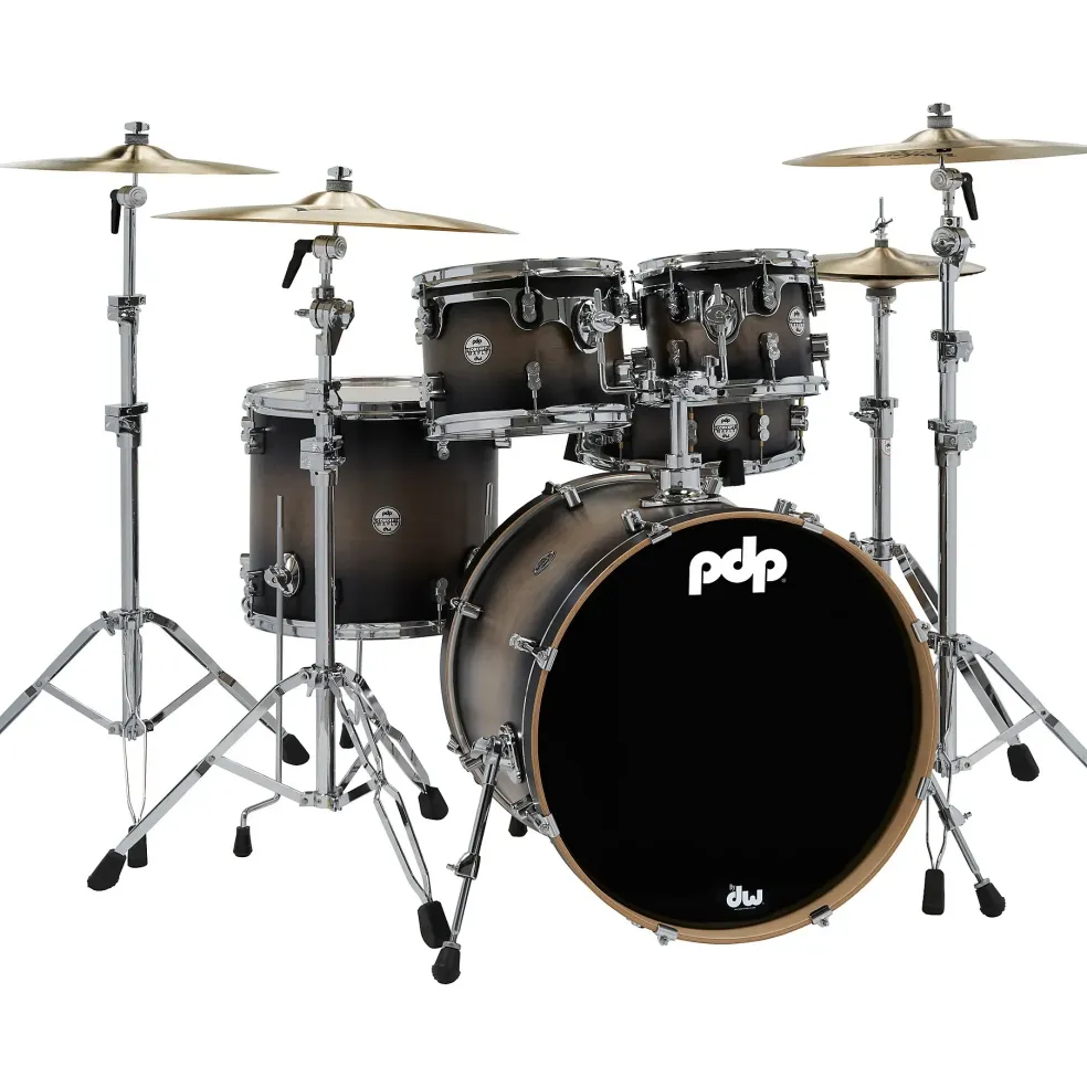 PDP by DW Concept Maple 5-Piece Shell Pack Satin Charcoal Burst