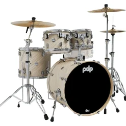 PDP by DW Concept Maple 4-Piece Shell Pack With Chrome Hardware Twisted Ivory