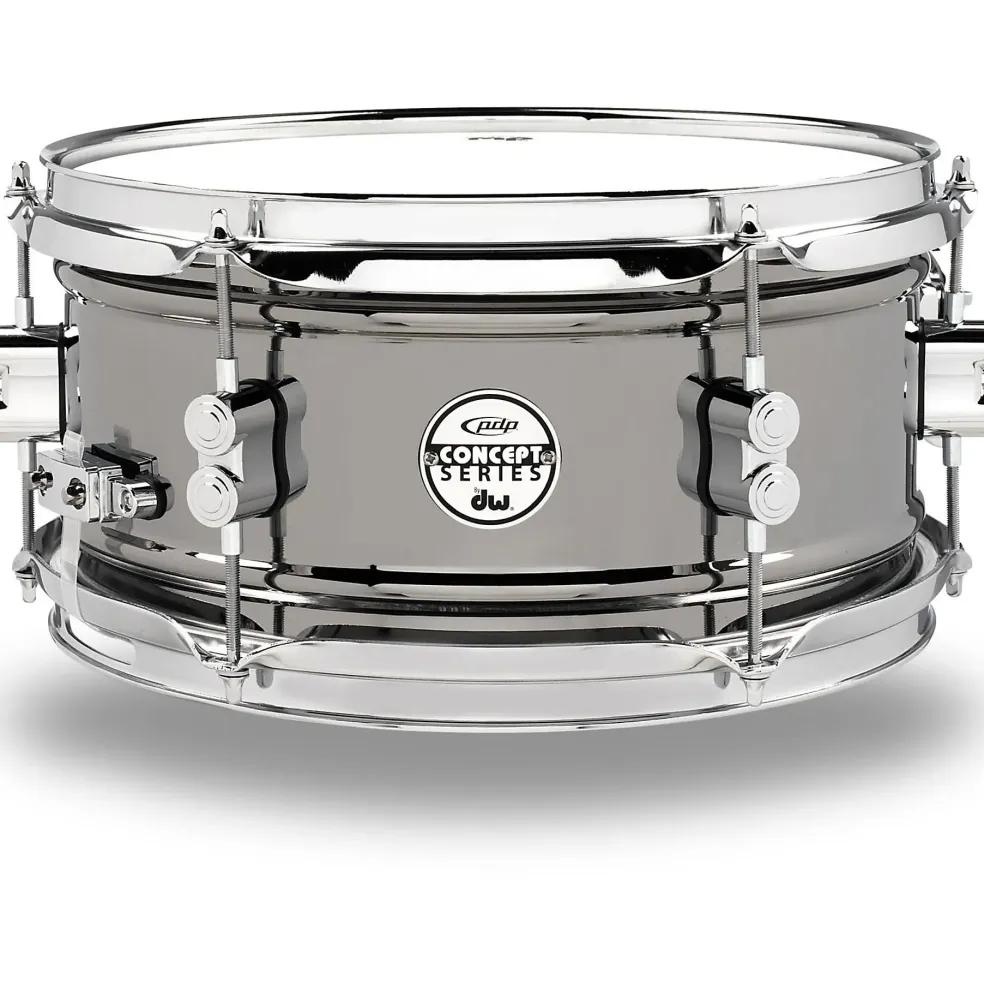 PDP by DW Concept Series Black Nickel Over Steel Snare Drum 12x6 Inch