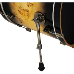 PDP by DW Limited-Edition Mapa Burl 4-Piece Shell Pack With Antique Bronze Hardware Black Burst