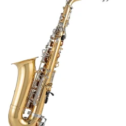 Pearl Belsona Alto Saxophone With ABS Case Gold Lacquer Nickel Plated Keys