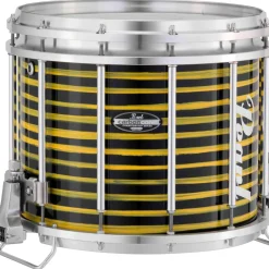 Pearl Championship CarbonCore Varsity FFX Marching Snare Drum Burst Finish 13 x 11 in. Black Silver #368