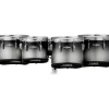 Pearl Championship CarbonCore Marching Tenor Drums Quad Sonic Cut 10, 12, 13, 14 in. Black Silver Burst #368