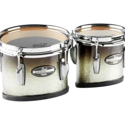 Pearl Championship CarbonCore Marching Tenor Drums Sonic Cut 6, 8 in. Black Silver Burst #368