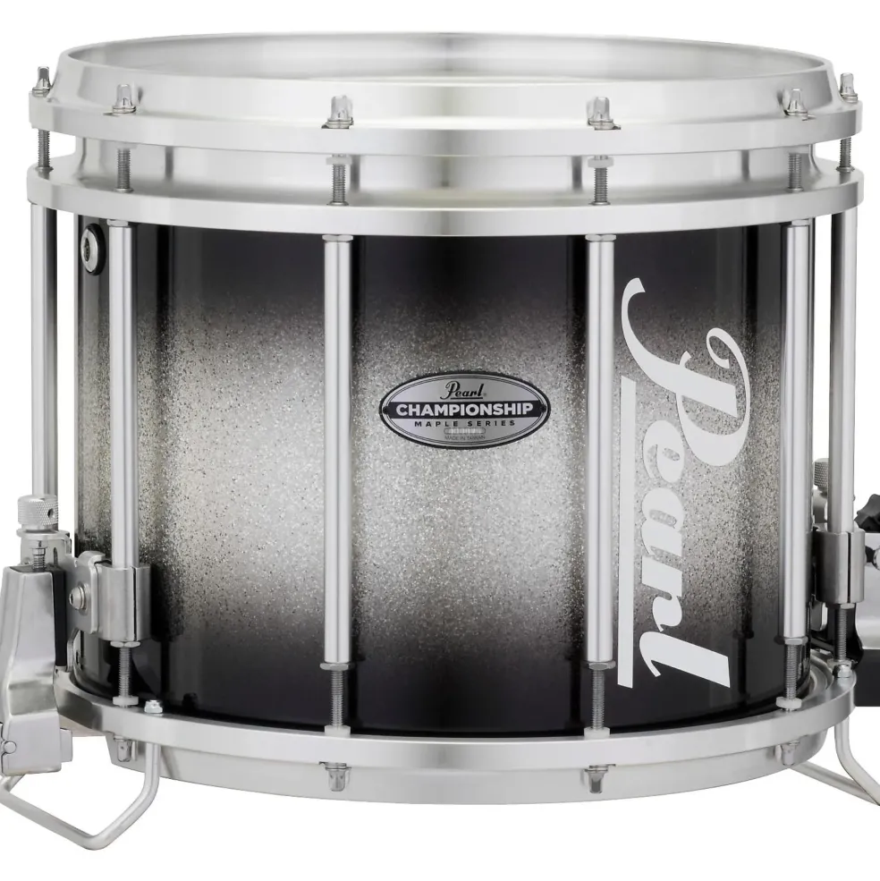 Pearl Championship Maple Varsity FFX Marching Snare Drum Fade Bottom Finish 14 x 12 in. Purple Silver #976