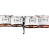 Pearl Championship Maple Marching Tenor Drums Quad Shallow Cut 10, 12, 13, 14 in. Pure White #33