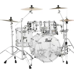 Pearl Crystal Beat 4-Piece New Fusion Shell Pack Ultra Clear