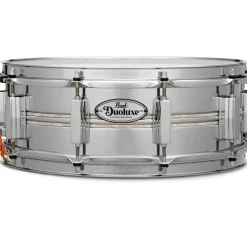 Pearl DuoLuxe Inlaid Snare 14 x 5 in. Chrome/Brass