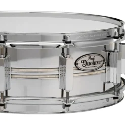 Pearl DuoLuxe Inlaid Snare 14 x 5 in. Chrome/Brass