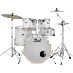 Pearl Export Standard 5-Piece Drum Set with Hardware Pure White