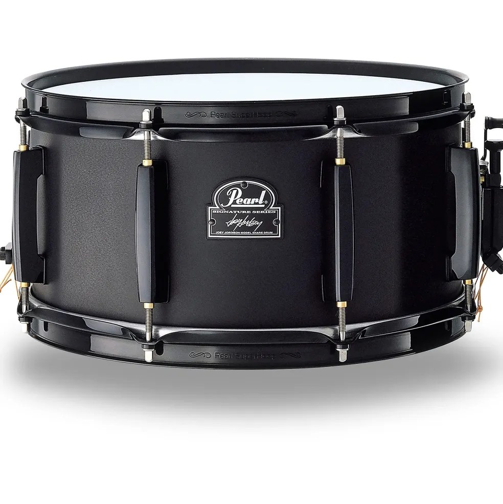 Pearl Joey Jordison Signature Snare Drum 13 x 6.5 in. Black Steel