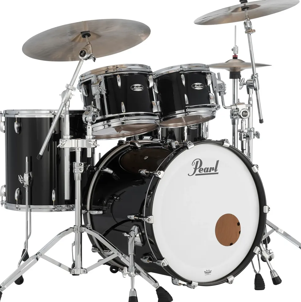 Pearl Masters Maple 4-Piece Shell Pack Piano Black