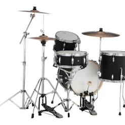 Pearl Midtown 4-Piece Complete Drum Set Matte Asphalt Black