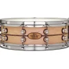 Pearl Music City Custom Solid Shell Snare Maple with Kingwood Center Inlay 14 x 5 in.