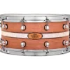 Pearl Music City Custom Solid Shell Snare Cherry with Kingwood Royal Inlay 14 x 6.5 in.