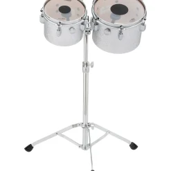 Pearl President Series Deluxe Concert Tom Set With Double Tom Stand Silver Sparkle