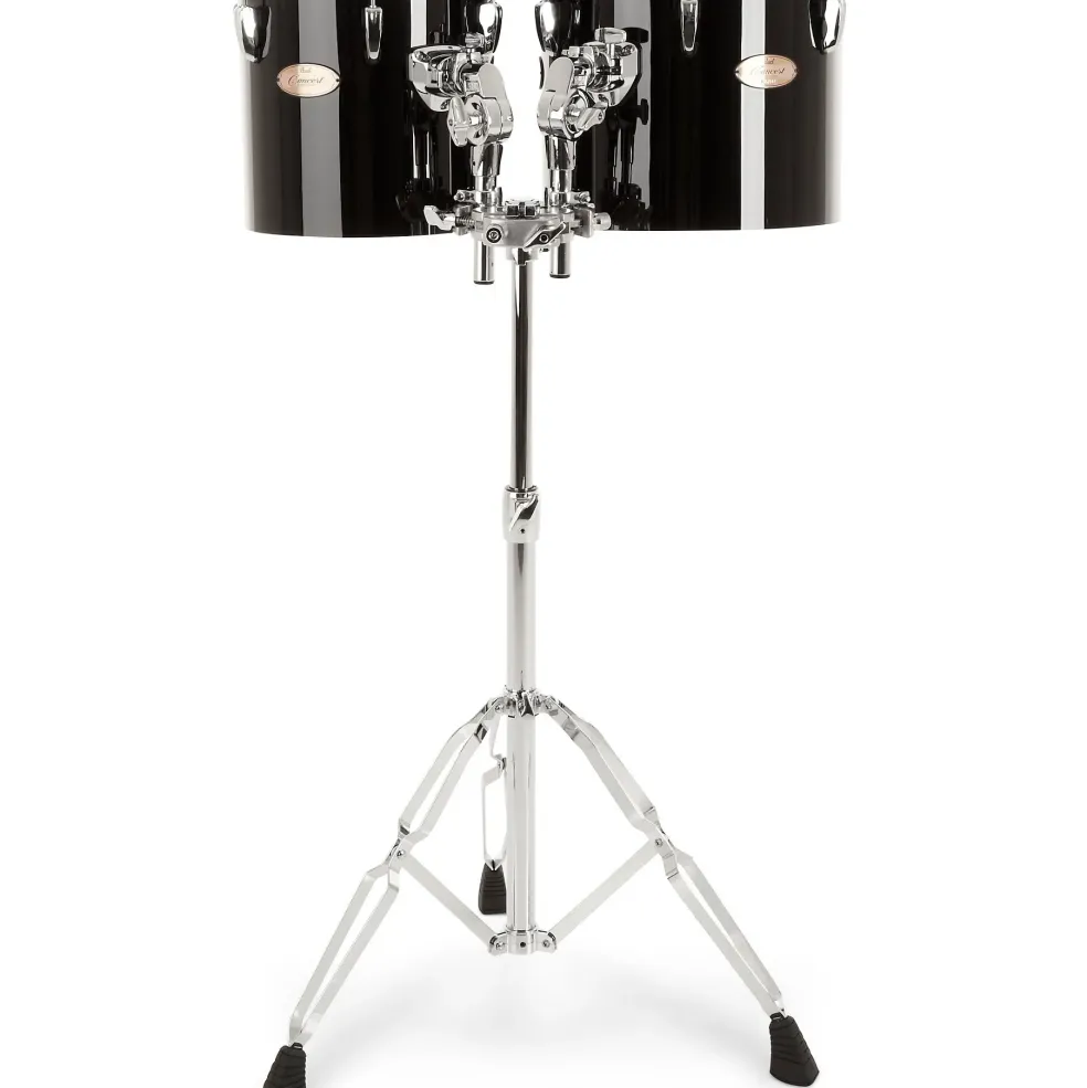 Pearl PTE1012 10" x 10"/12" x 10" Concert Tom Set Midnight Black