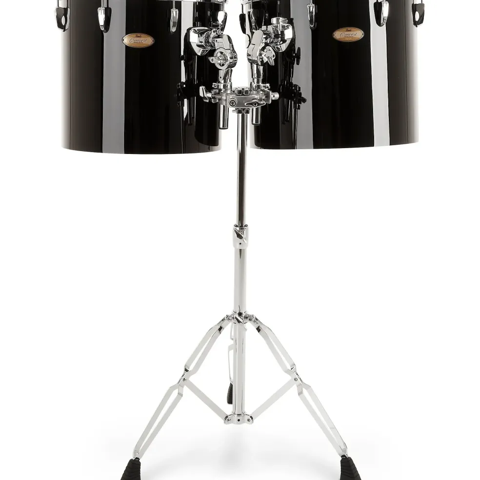 Pearl PTE1516 14" x 15"/14" x 16" Concert Tom Set Midnight Black