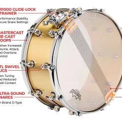 Pearl Reference One 3mm Brass Snare Drum 14 x 6.5 in.