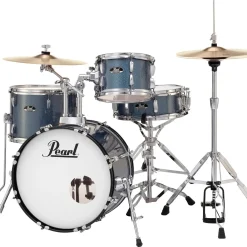 Pearl Roadshow 4-Piece Jazz Drum Set Aqua Blue Glitter