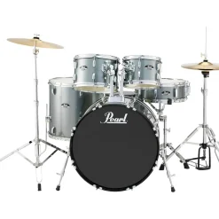 Pearl Roadshow 5-Piece New Fusion Drum Set Charcoal Metallic
