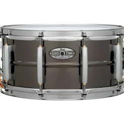 Pearl SensiTone Seamless Heritage Alloy Snare 14 x 6.5 in. Black Brass