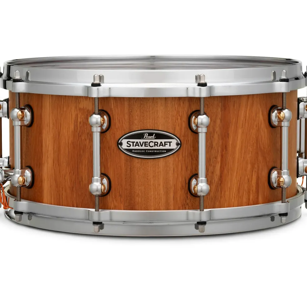 Pearl StaveCraft Makha Snare Drum 14 x 6.5 in. Hand-Rubbed Natural