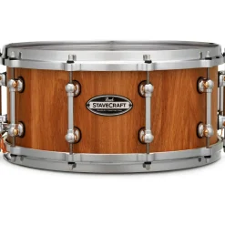 Pearl StaveCraft Makha Snare Drum 14 x 6.5 in. Hand-Rubbed Natural